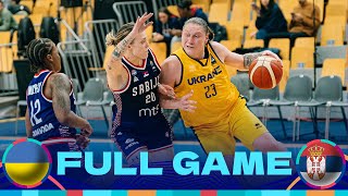 Ukraine v Serbia  Full Basketball Game  FIBA Womens EuroBasket 2025 Qualifiers [upl. by Ecydnak]