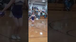 Hanceville Middle School Cheerleaders Entertaining Crowd during 7th Grade Bball Game Nov 14 2024 [upl. by Toma]