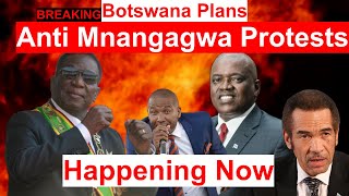 WATCH LIVE Anti Zanu PF Mnangagwa Protests in Botswana Chivhayo wins us60m Namibia Election Deal [upl. by Mackenzie]