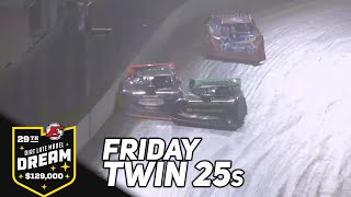 Friday Twin 25s  2023 Dirt Late Model Dream at Eldora Speedway [upl. by Nnylacissej972]