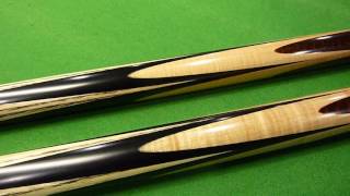 1pc Supreme 18 Hand spliced cue 12 splices Snake wood [upl. by Loraine]