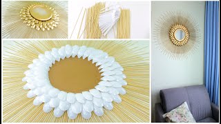 Home decor DIY room decor Wall hanging craft idea Best out of waste [upl. by Llatsyrk25]