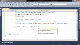 Simple binary and soap Serialization using NET and C [upl. by Darill576]