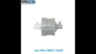 Gas Filter 9091711036 for Toyota Hilux HiAce Land Coaster [upl. by Anaert]