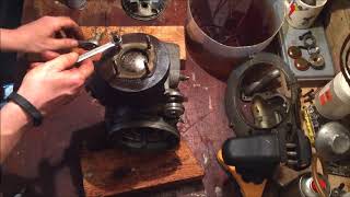 Lambretta LD Mk3 Cylinder Head Bolt Removal [upl. by Adlay576]