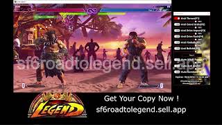 Street Fighter 6  RoadToLegend Tool Anti ThrowsAuto Tech Throws Showcase [upl. by Noyad]