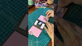 Teacher’s Day card design diy art teachersday cardmakingtutorial shorts [upl. by Odlaw671]