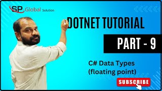 DOTNET Tutorial Part  9  Data Types In DOTNET  Floating type data Types  Free Classes Online [upl. by Goulder]