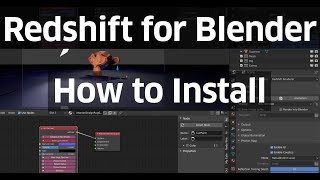 Redshift for Blender  How to install [upl. by Des469]