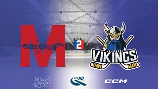 Mates v Vikings  Div 2  11th November  iceHQ Rec League ice hockey [upl. by Ahsemrac]