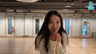 Loona Gowon Vlive 220110 Gowon Dance Vlive [upl. by Shaffer244]