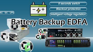 Battery Backup EDFA Using 12V Battery  Seconds Switching Delay  Negatives and Positives [upl. by Wittie435]