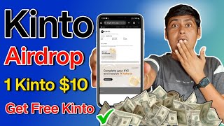 Kinto Airdrop Get Free 1 Kinto Token  kinto Airdrop  1 Kinto 50 Kinto Airdrop  Kinto Airdrop [upl. by Bendick]