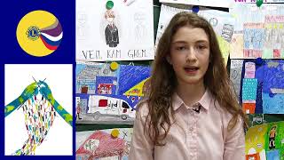 Meet Anja Rožen 202122 Peace Poster Contest Grand Prize Winner [upl. by Aneev]