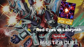 RedEyes Rokket vs LabrynthRDA Live Duel  Channel Update  Master Duel [upl. by Lanuk]