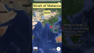 Strait of Malacca  Malacca strait India  China  strait malacca upsc geography [upl. by Eirehs]