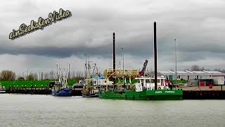 YE 23 JANNE YERSEKE Muslingeskraber Muschelkutter fishing vessel for mussles Hooksiel Germany [upl. by Ephram]