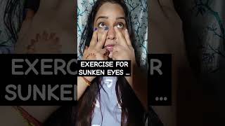 ￼EXERCISE FOR SUNKEN EYES faceyoga treanding￼ [upl. by Joaquin]