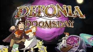 Deponia Doomsday  Complete Walkthrough  Ending  Part 5 [upl. by Rezal]