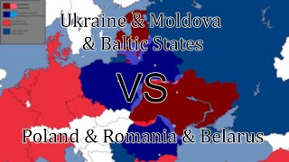 Ukraine amp Moldavo amp Baltic States vs Poland amp Romania amp Belarus German [upl. by Donelle]