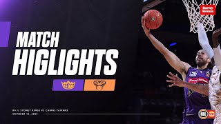 NBL25 highlights Round four vs Cairns Taipans [upl. by Ahseiyt]