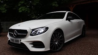 2019 Mercedes Benz E300 Coupe AMG Line indepth tour [upl. by Eladnwahs]