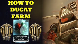 How To Farm Ducats In Warframe For Primed Mods And Loot [upl. by Stevie]