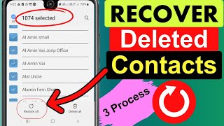 How to Recover Deleted Contacts From Android Phone 2024 [upl. by Eikcuhc]