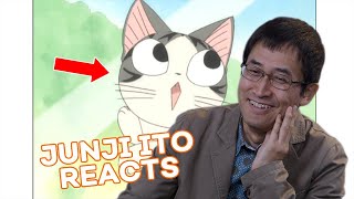 Junji Ito Reacts to Anime Cats  React [upl. by Ettelrats]