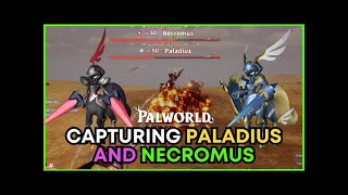 Palworld Capture Boss Necromus  Level 55 Pal palworld update gameplay rare [upl. by Aigroeg87]