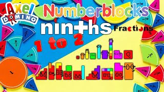 Numberblocks Ninths 1 to 2 [upl. by Aicillyhp522]