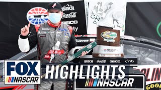 FINAL LAPS Cole Custer goes 4wide on last lap pass for first career win  NASCAR ON FOX HIGHLIGHTS [upl. by Barty]