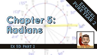 Radians 7 • Sector Exam Question • P2 Ex5D • 💡 [upl. by Analaj629]