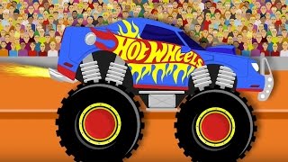 Monster Truck HOT WHEELS Videos For Kids  Monster Trucks For Children [upl. by Nnael472]