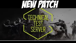 Rainbow Six Siege New Patch 3  Technical Test Server open to all players TTS [upl. by Anett]