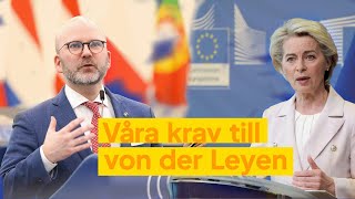 Våra krav till von der Leyen [upl. by Bekki461]