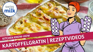 Metas Classics Wie kann man ein Kartoffelgratin selber machen  Rezeptvideo  Swissmilk 2013 [upl. by Adnorat]