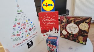 🫖🎅🏻OUVERTURE CALENDRIERS DE LAVENT LIDL 2021  confiture café thé [upl. by Jolee]