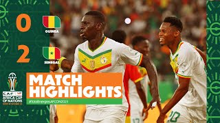 HIGHLIGHTS  Guinea 🆚 Senegal TotalEnergiesAFCON2023  MD3 Group C [upl. by Sauncho]