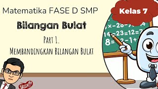 Membandingkan Bilangan Bulat  Matematika Kelas 7 Kurikulum Merdeka [upl. by Soo]