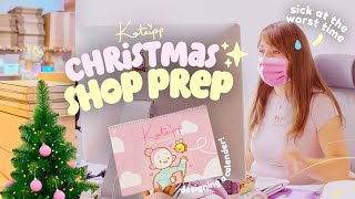 STUDIO VLOG ✿ BIG Christmas Prep 🎄 And I Get Sick at the Worst Time 🤧 [upl. by Gasparo]