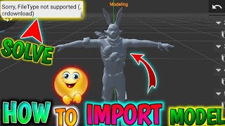 How To Import Model In Prisma 3D  Sorry FileType not supported  crdownload 🔥 [upl. by Anidal719]