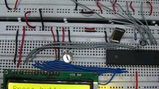 LCD based voting machine using 8051 microcontroller AT89C51 [upl. by Netram]