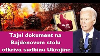 Tajni dokument na Bajdenovom stolu otkriva sudbinu Ukrajine [upl. by Selda]