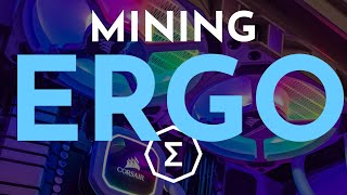 ERGO mining with NBminer  How To Mine ERGO [upl. by Aleron]