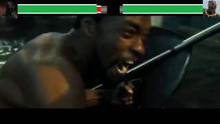 TChalla vs Erik Killmonger with healthbars [upl. by Hey508]