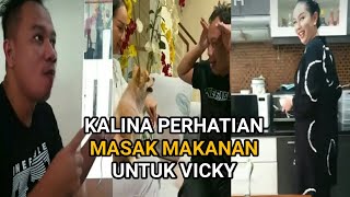 VICKY Senang Banget Cicip Masakan KALINA Lanjut Candain Casey [upl. by Ahsiryt]