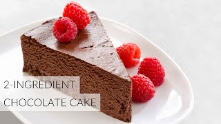 2Ingredient Chocolate Cake in 5 Minutes  No Dairy No Added Sugar [upl. by Bamford]