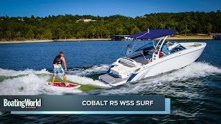 Cobalt R5 WSS Surf – Boat Test [upl. by Luttrell]