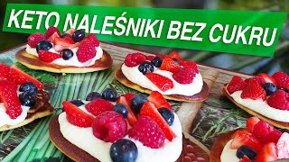 Keto Naleśniki bez dodatku cukru z pyszną masą [upl. by Anitsrihc]